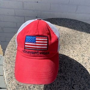 Vineyard Vines American Flag Hat